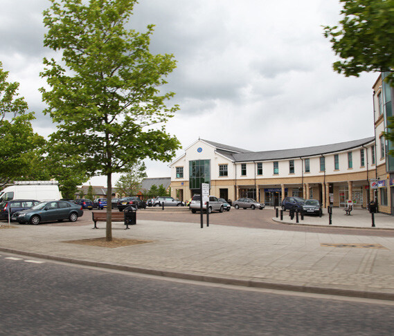 Precedent image showing active ground floors and surveillance over public areas
