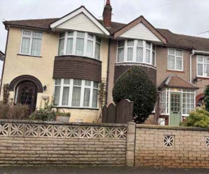 A photo of typical 1930s suburban housing within the area