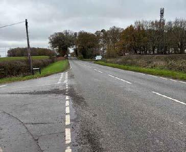A photo of the Stoneleigh Road/King’s Hill Lane junction