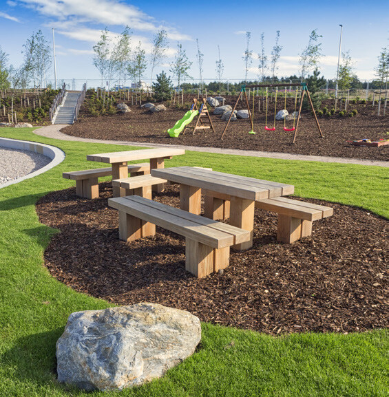 Precedent image of suitable informal amenity space and pocket park