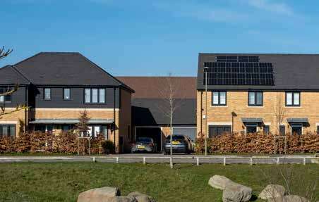 Precedent image of suitable on-plot parking to the side of properties